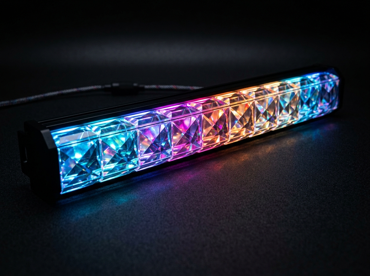 RGB Flow Crystal DRL Module