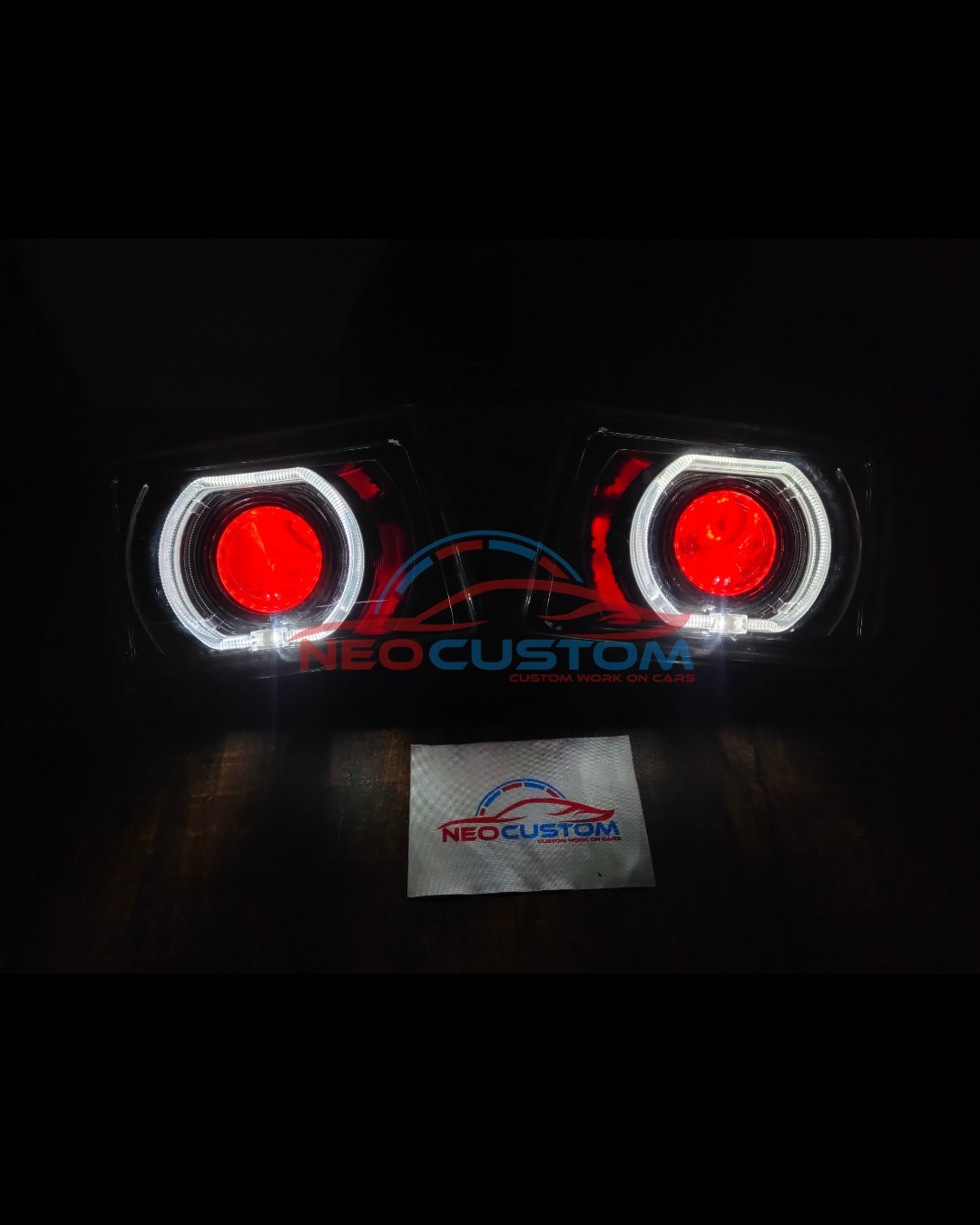 Maruti Zen Custom Demon Headlight