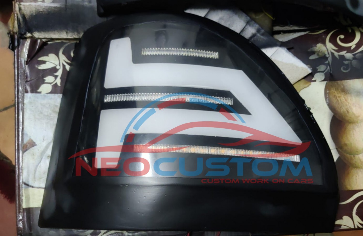 Zen Tiger Audi Tail light ( Type 2 ) Clear Glass