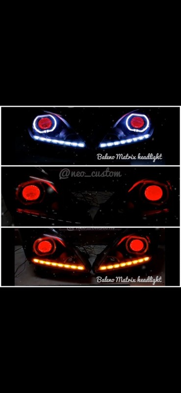 Maruti 800 store custom headlight