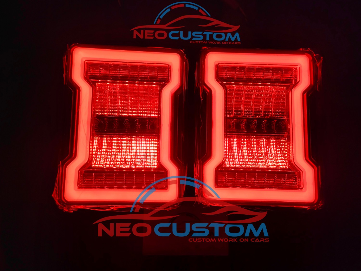 Mahindra Thar Aftermarket Taillight ( Red Glass)